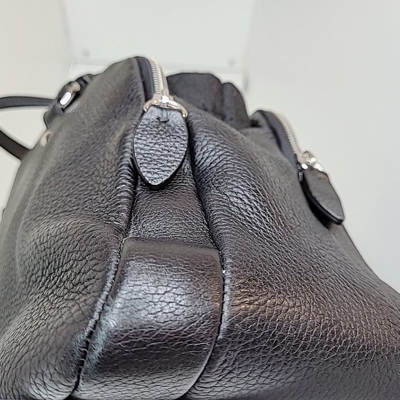 COACH leather black bowling bag - Picture 4 of 16